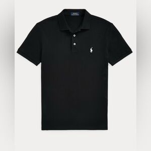 POLO by Ralph Lauren Slim Fit Men's Polo in Black with white logo